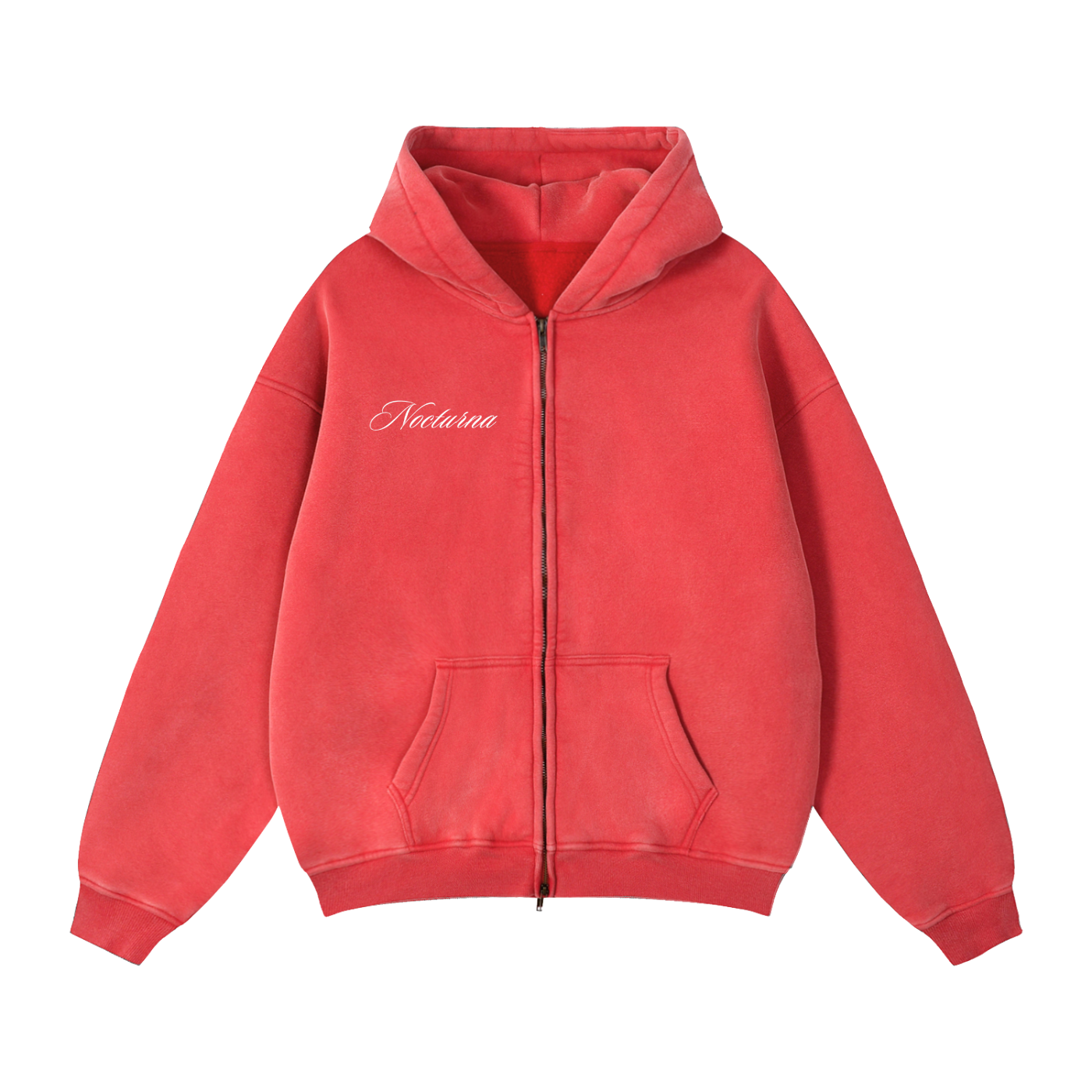 Double Zip-Through Boxy Fleece jacket